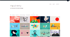 Desktop Screenshot of maudremy.com